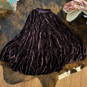 Double D Ranch Velvet Skirt